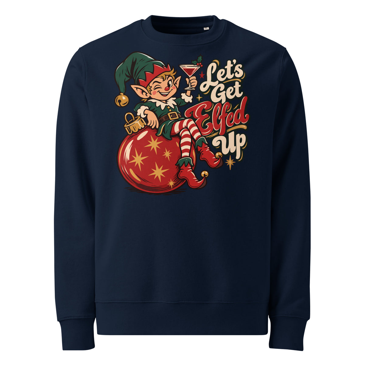 Let's Get Elfed Up Christmas Heavyweight Sweatshirt - Ricki Robin