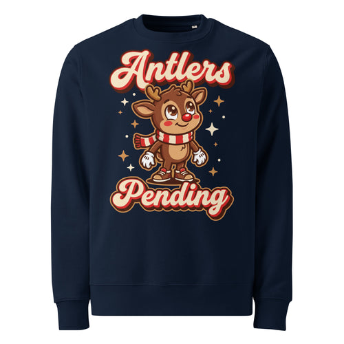 Antlers Pending Christmas Heavyweight Sweatshirt - Ricki Robin