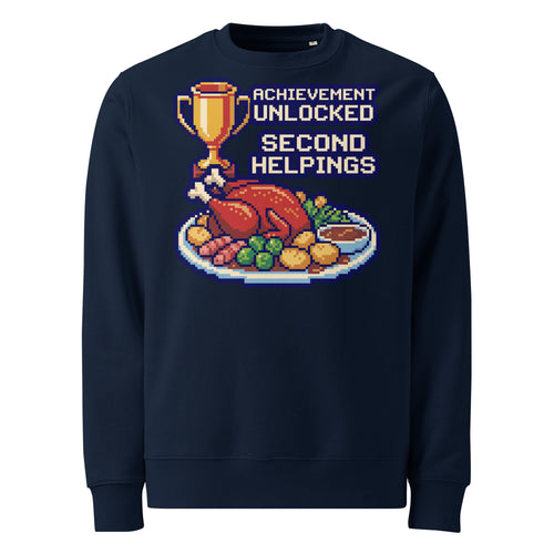Achievement Unlocked: Second Helpings Christmas Heavyweight Sweatshirt - Ricki Robin