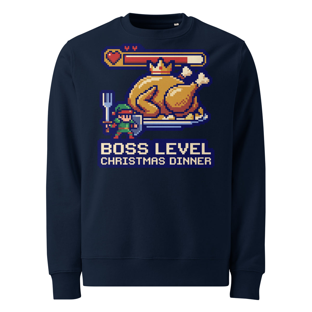 Boss Level: Christmas Dinner Heavyweight Sweatshirt - Ricki Robin