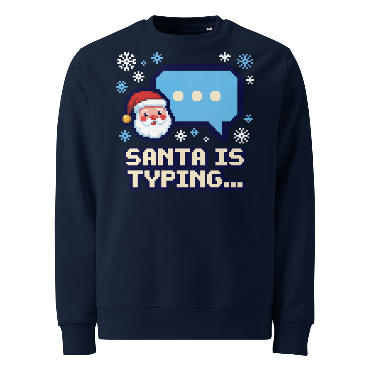 Santa Is Typing... Christmas Heavyweight Sweatshirt - Ricki Robin