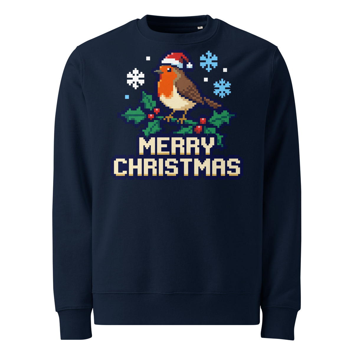 8-Bit Robin Christmas Heavyweight Sweatshirt - Ricki Robin