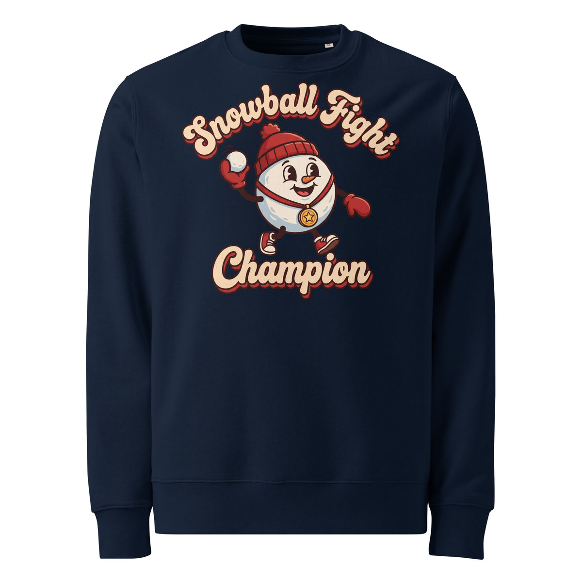 Snowball Fight Champion Christmas Heavyweight Sweatshirt - Ricki Robin