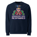 Grandad Has Respawned Christmas Heavyweight Sweatshirt - Ricki Robin