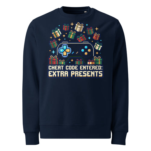 Cheat Code: Extra Presents Christmas Heavyweight Sweatshirt - Ricki Robin