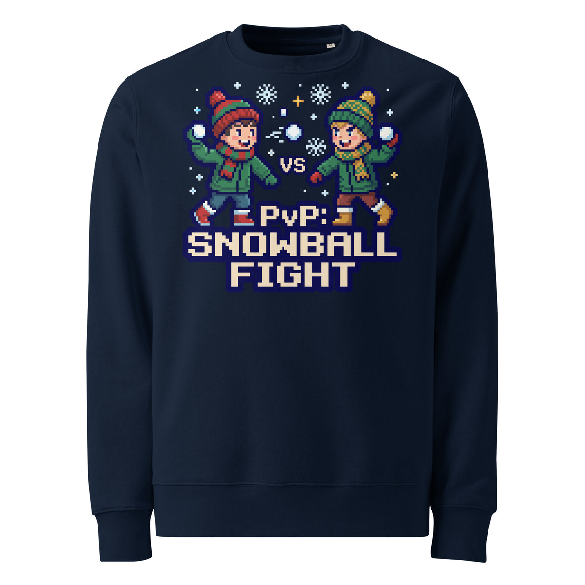PvP: Snowball Fight Christmas Heavyweight Sweatshirt - Ricki Robin