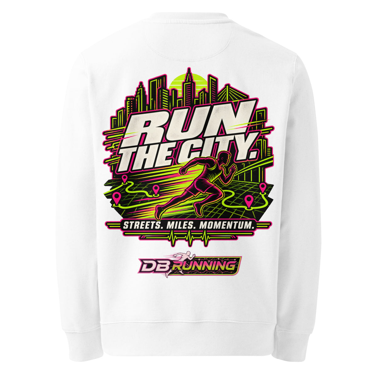 Run the City Male - Heavyweight Sweatshirt - DB Running