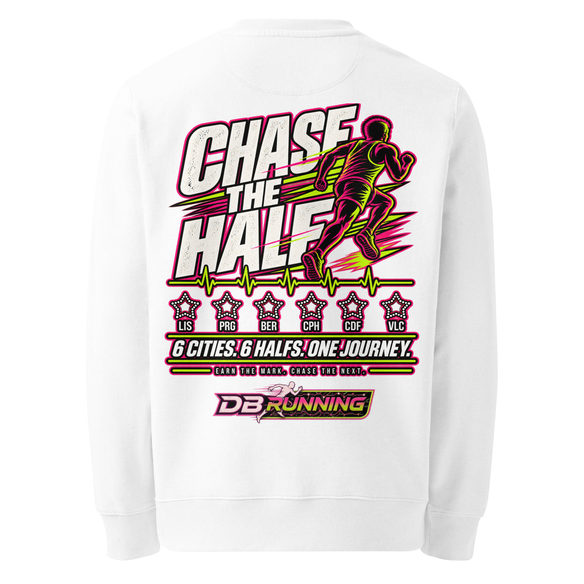 Chase the Half Male - Heavyweight Sweatshirt - DB Running