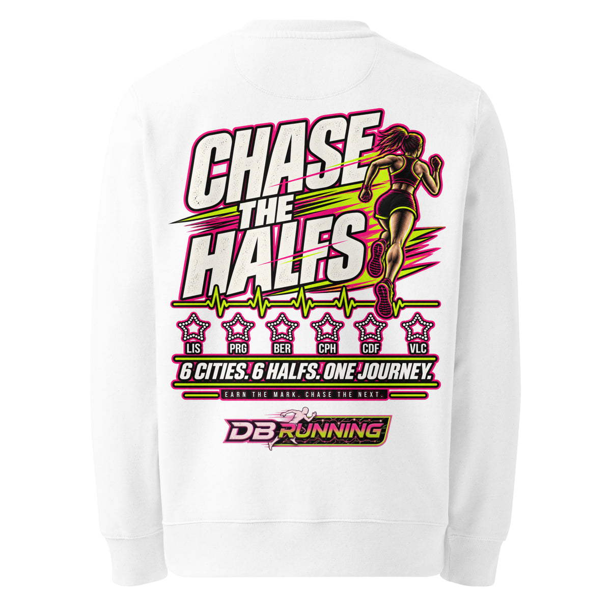 Chase the Halfs Female - Heavyweight Sweatshirt - DB Running