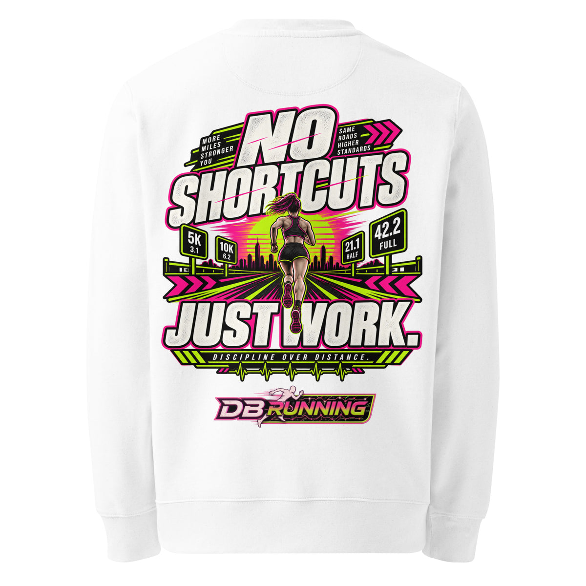 No Shortcuts Female - Heavyweight Sweatshirt - DB Running