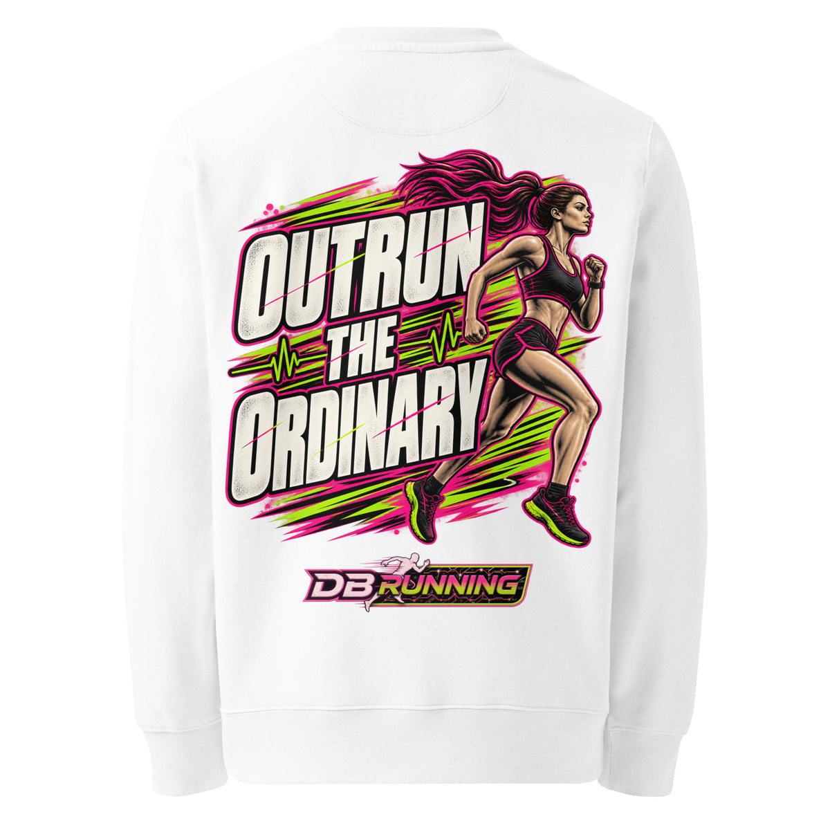 Outrun the Ordinary Female - Heavyweight Sweatshirt - DB Running