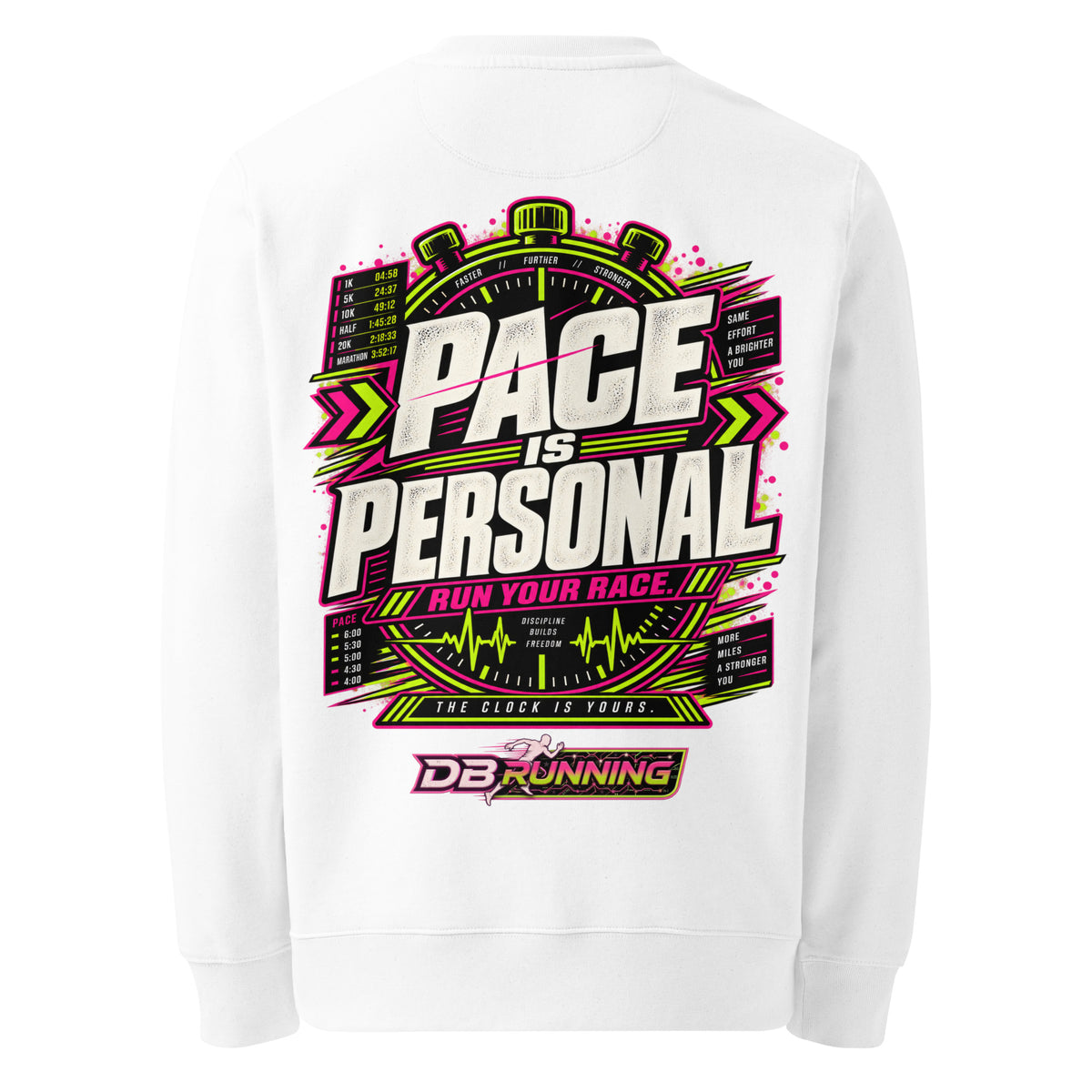 Pace is Personal - Heavyweight Sweatshirt - DB Running