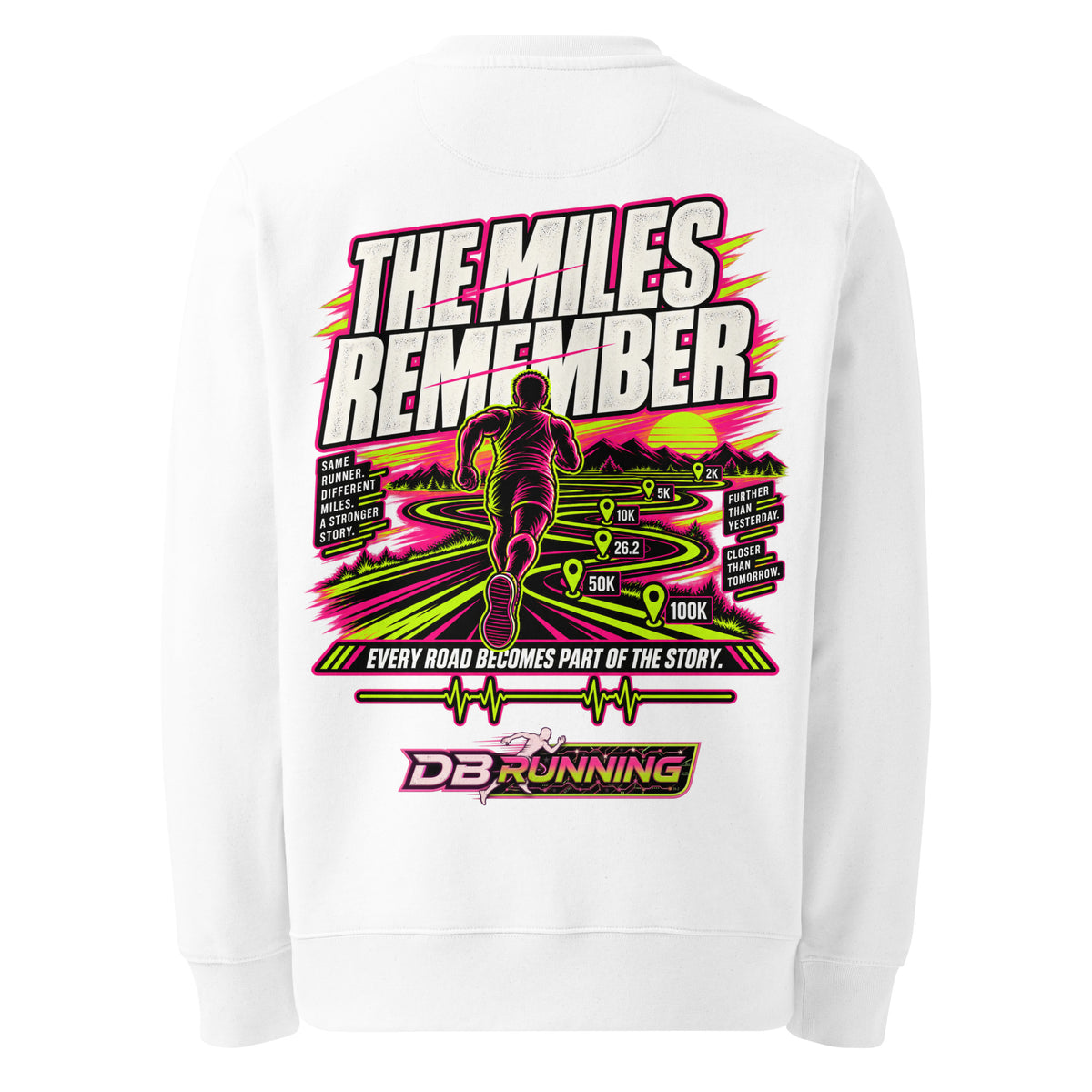 The Miles Remember Male - Heavyweight Sweatshirt - DB Running