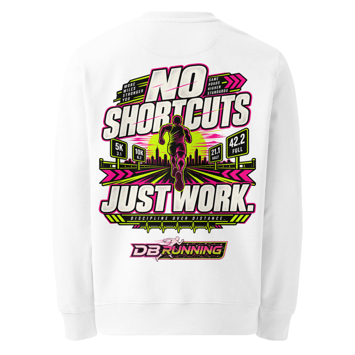 No Shortcuts Male - Heavyweight Sweatshirt - DB Running