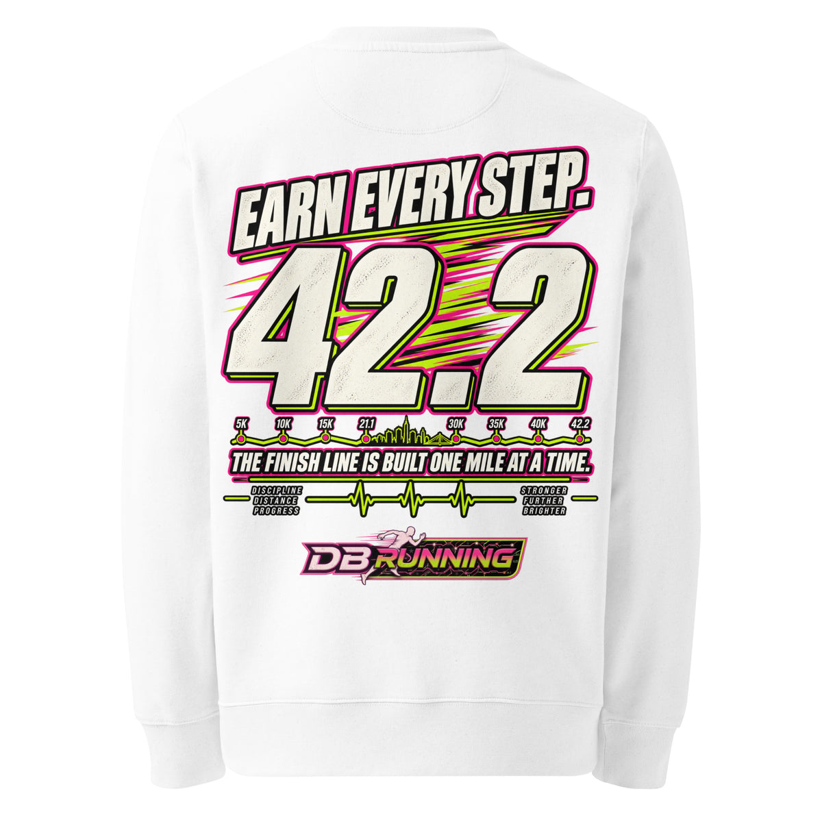 Earn Every Step 42.2 - Heavyweight Sweatshirt - DB Running