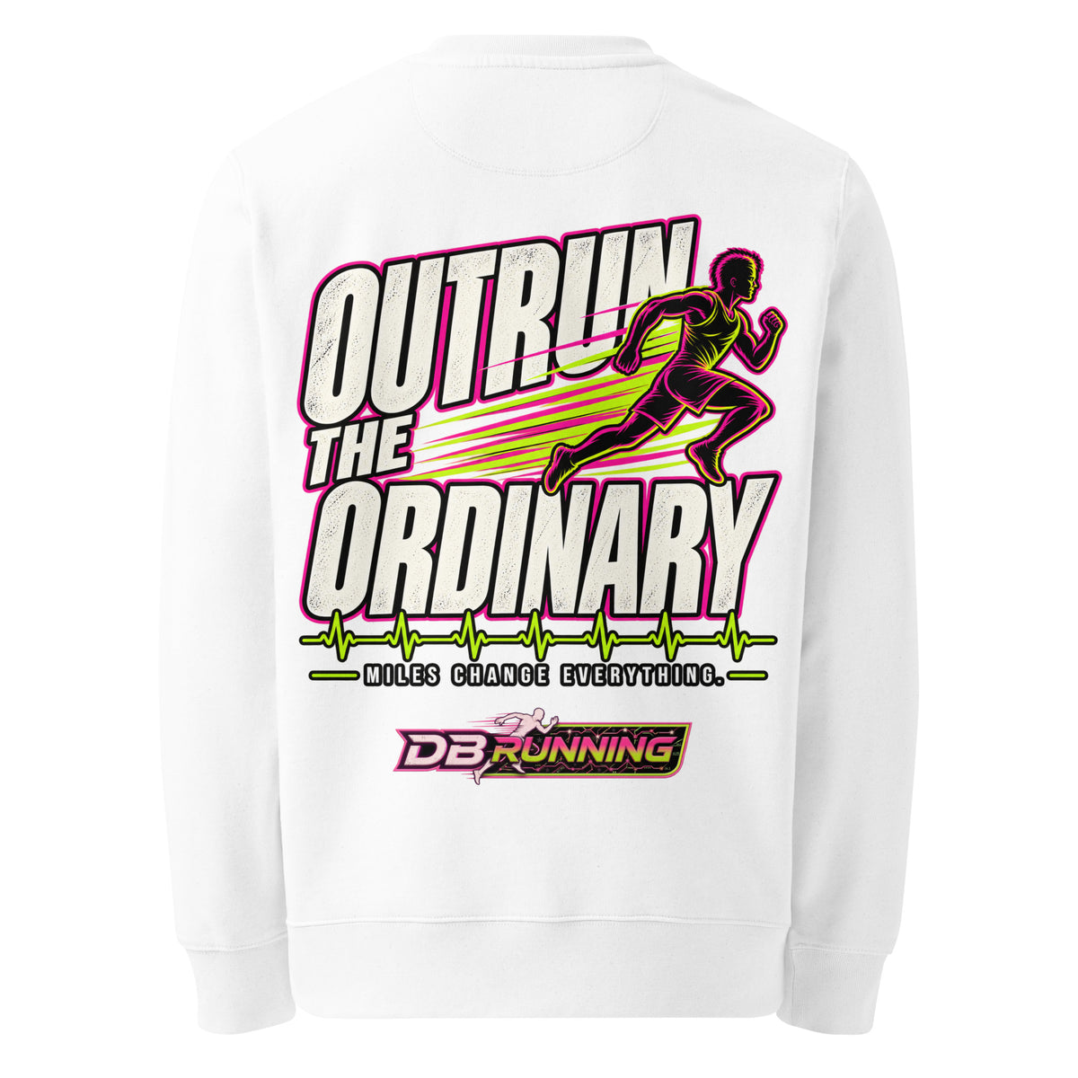 Outrun the Ordinary Male - Heavyweight Sweatshirt - DB Running