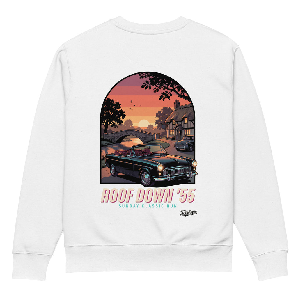 Consul Convertible Roof Down Heavyweight Sweatshirt - Dean's Classic Cars