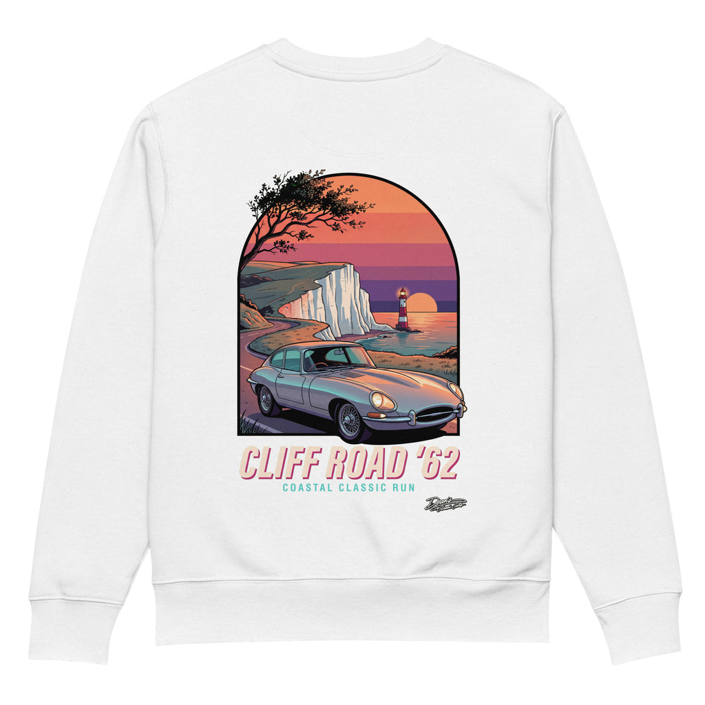 E Type Cliff Road Heavyweight Sweatshirt - Dean's Classic Cars
