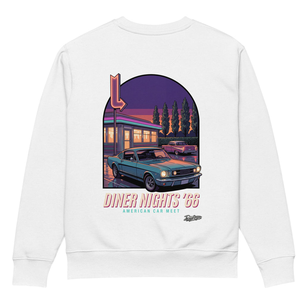 Mustang GT Diner Nights Heavyweight Sweatshirt - Dean's Classic Cars