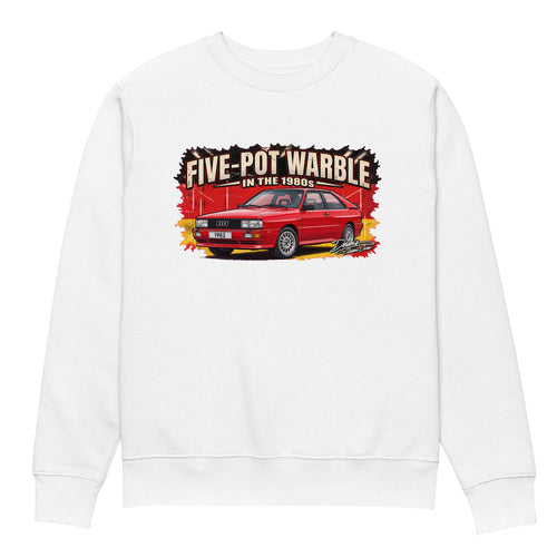 Quattro Coupe Tornado Red Heavyweight Sweatshirt - Dean's Classic Cars