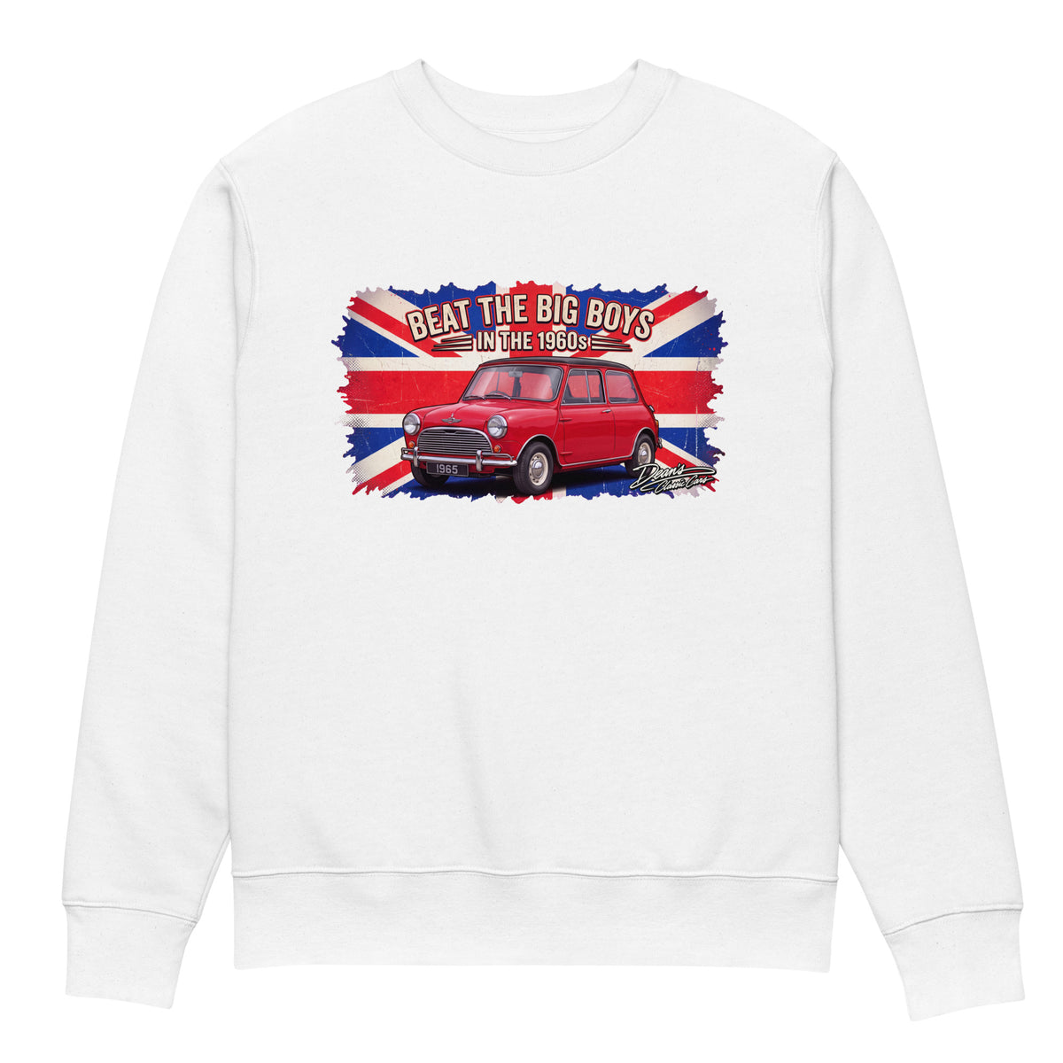 Cooper S Tartan Red Heavyweight Sweatshirt - Dean's Classic Cars