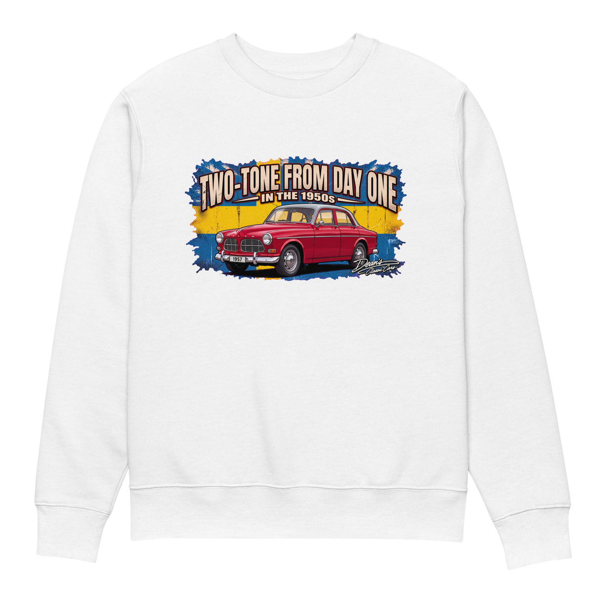 Amazon Two Tone Saloon Heavyweight Sweatshirt - Dean's Classic Cars