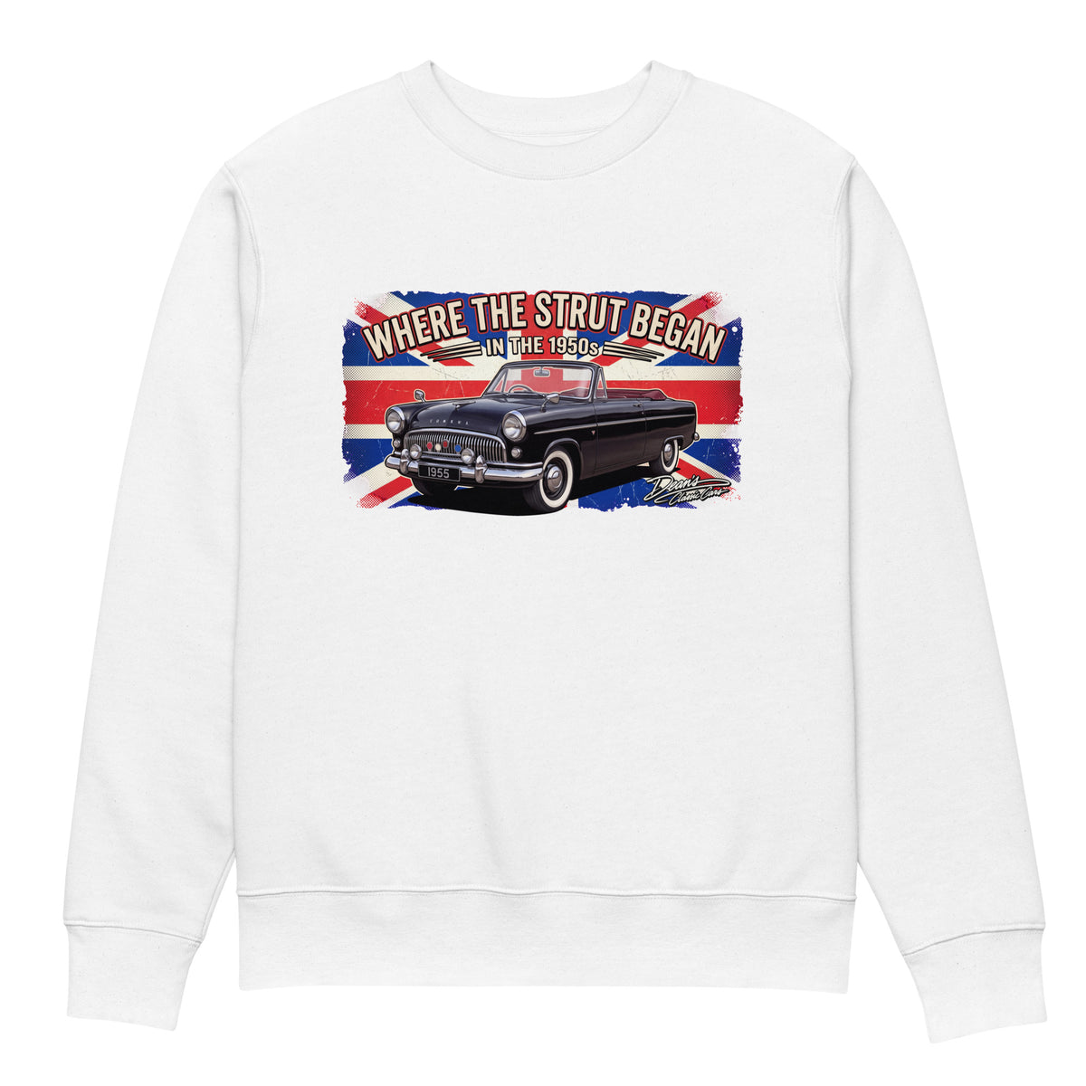 Consul Convertible Strut Pioneer Heavyweight Sweatshirt - Dean's Classic Cars
