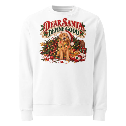 Dear Santa Define Good Christmas Heavyweight Sweatshirt - Ricki Robin