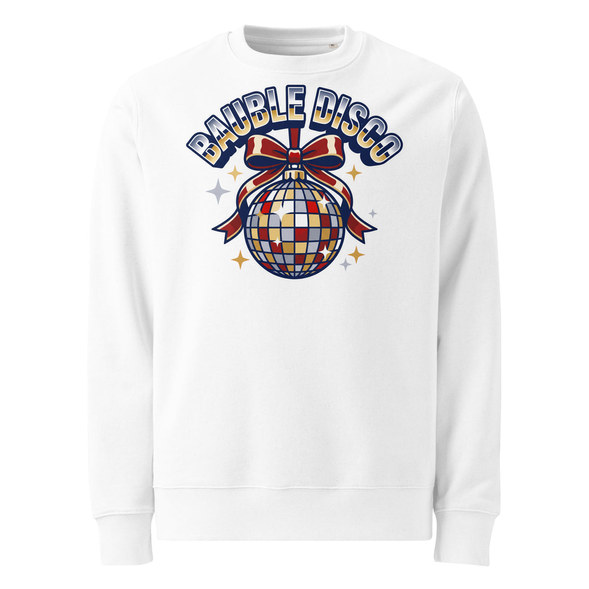 Bauble Disco Christmas Heavyweight Sweatshirt - Ricki Robin