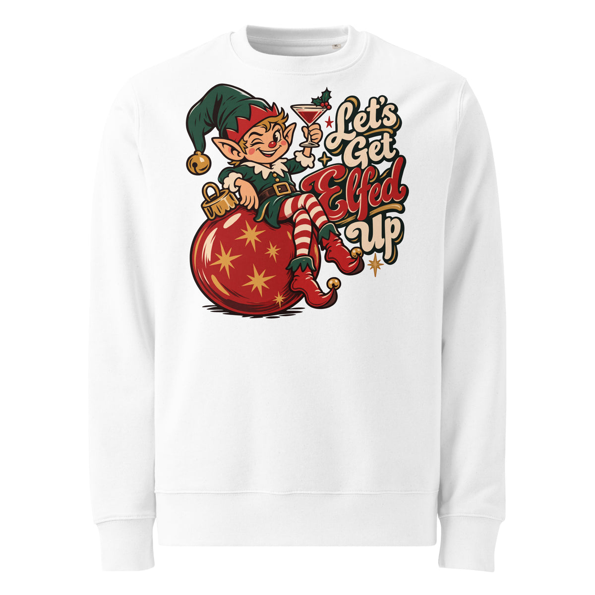 Let's Get Elfed Up Christmas Heavyweight Sweatshirt - Ricki Robin