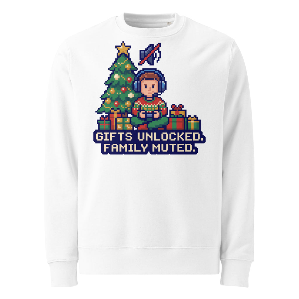 Gifts Unlocked. Family Muted. Christmas Heavyweight Sweatshirt - Ricki Robin