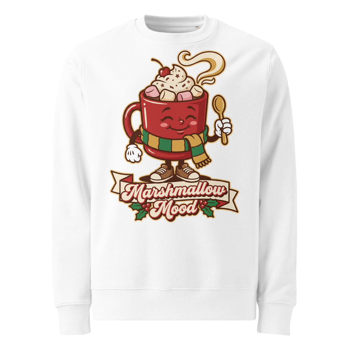 Marshmallow Mood Christmas Heavyweight Sweatshirt - Ricki Robin
