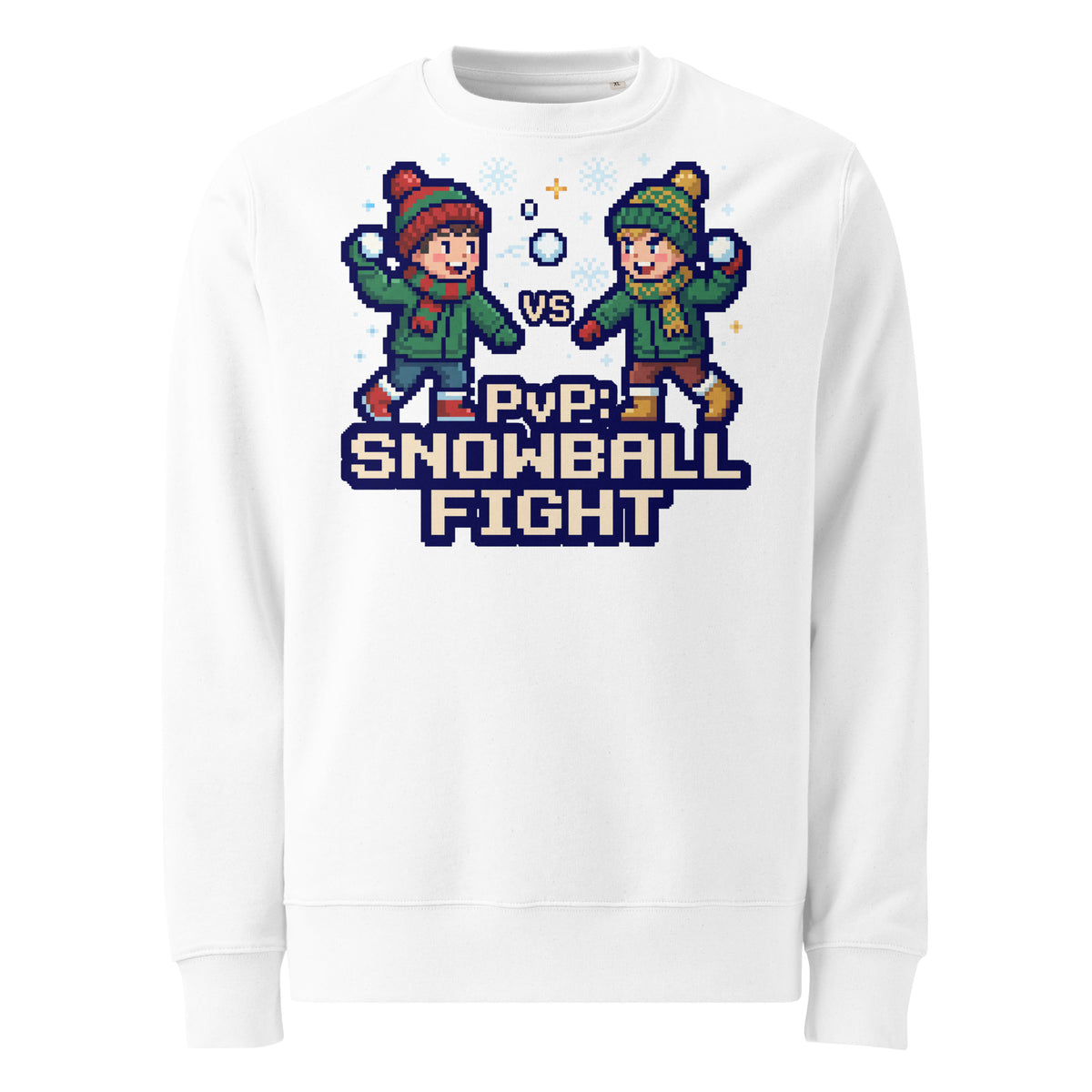 PvP: Snowball Fight Christmas Heavyweight Sweatshirt - Ricki Robin