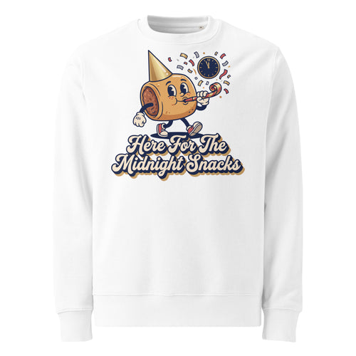 Here For The Midnight Snacks New Year Heavyweight Sweatshirt - Ricki Robin