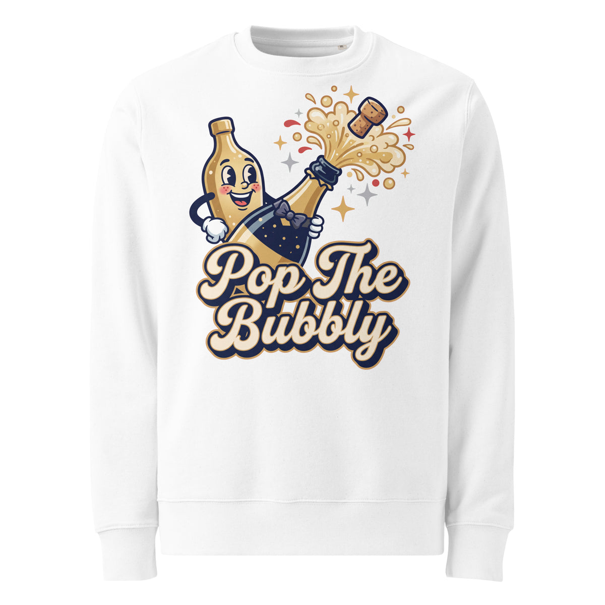 Pop The Bubbly New Year Heavyweight Sweatshirt - Ricki Robin