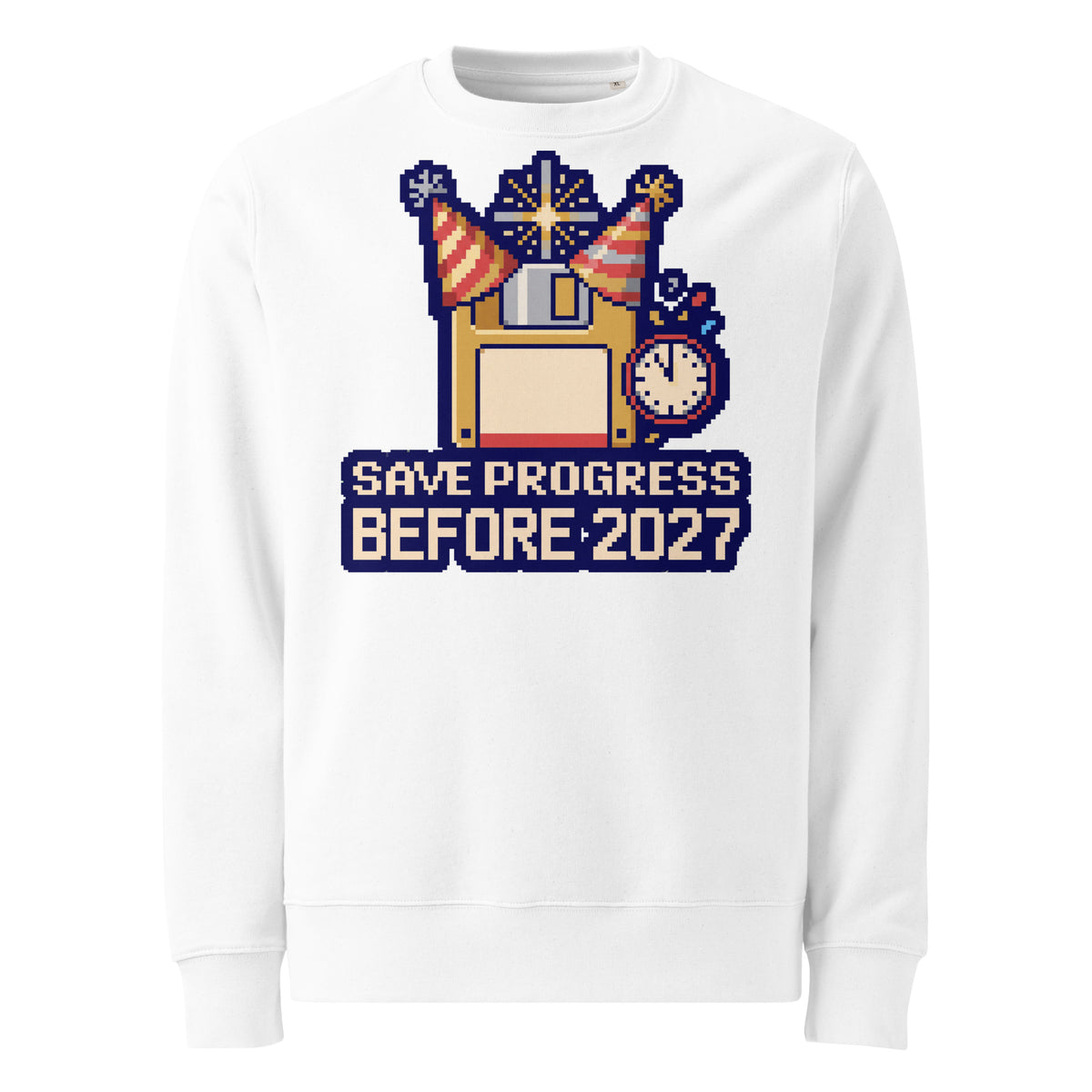 Save Progress Before 2027 New Year Heavyweight Sweatshirt - Ricki Robin
