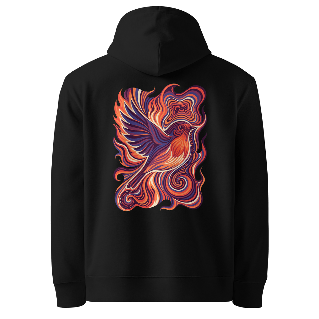 Phoenix Flight Hoodie - Abstract Robin