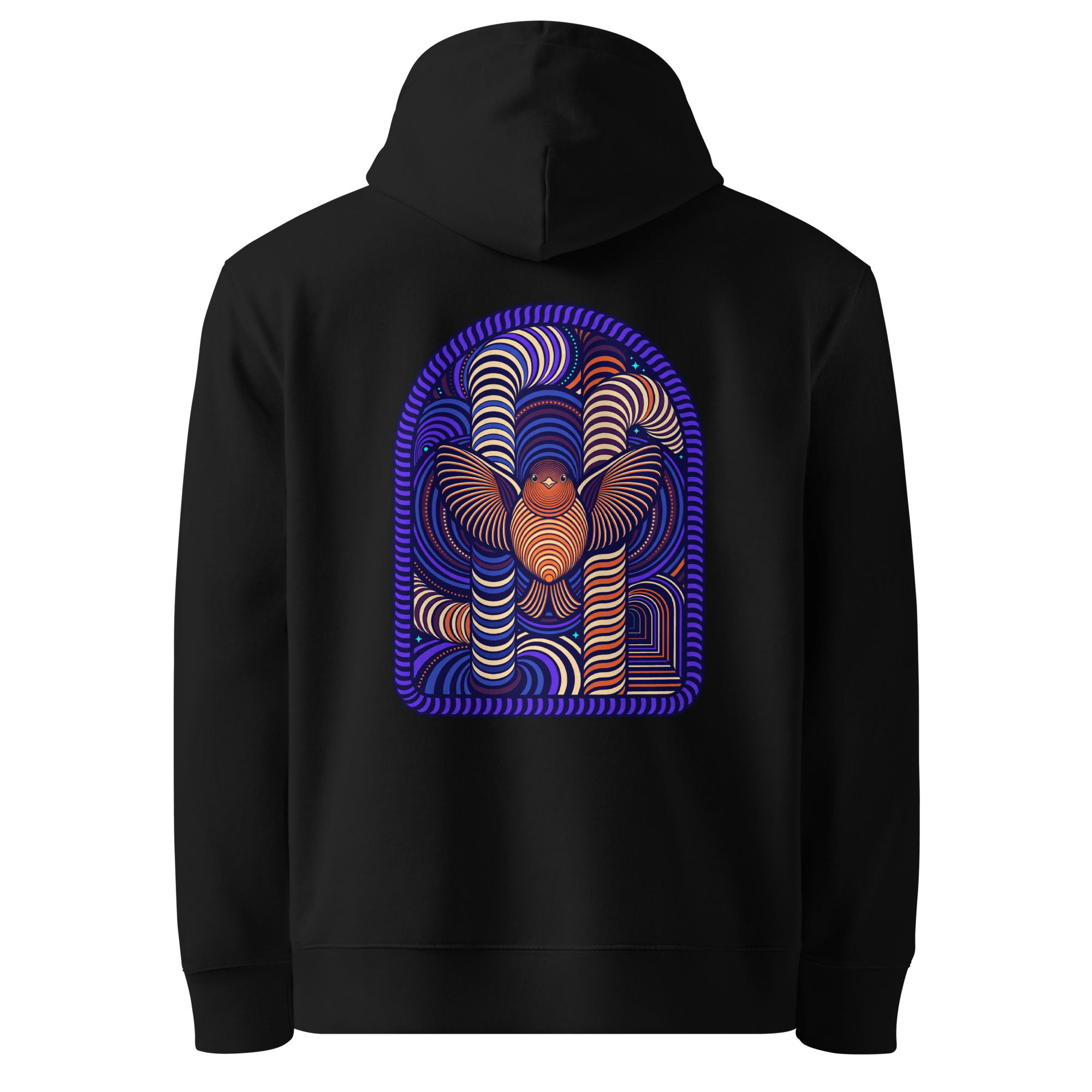 Deco Arch Hoodie - Abstract Robin