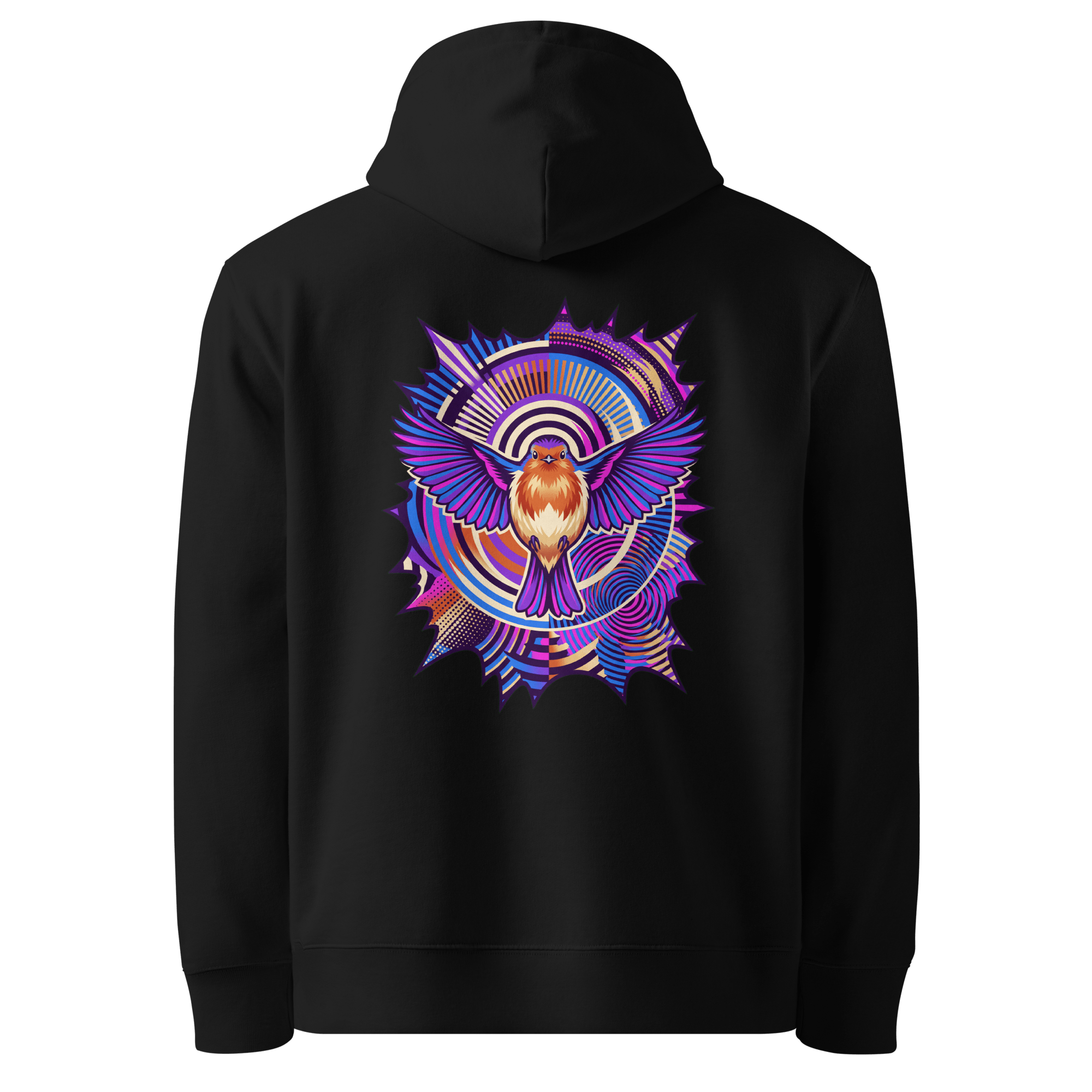 Arrowhead Burst Hoodie - Abstract Robin