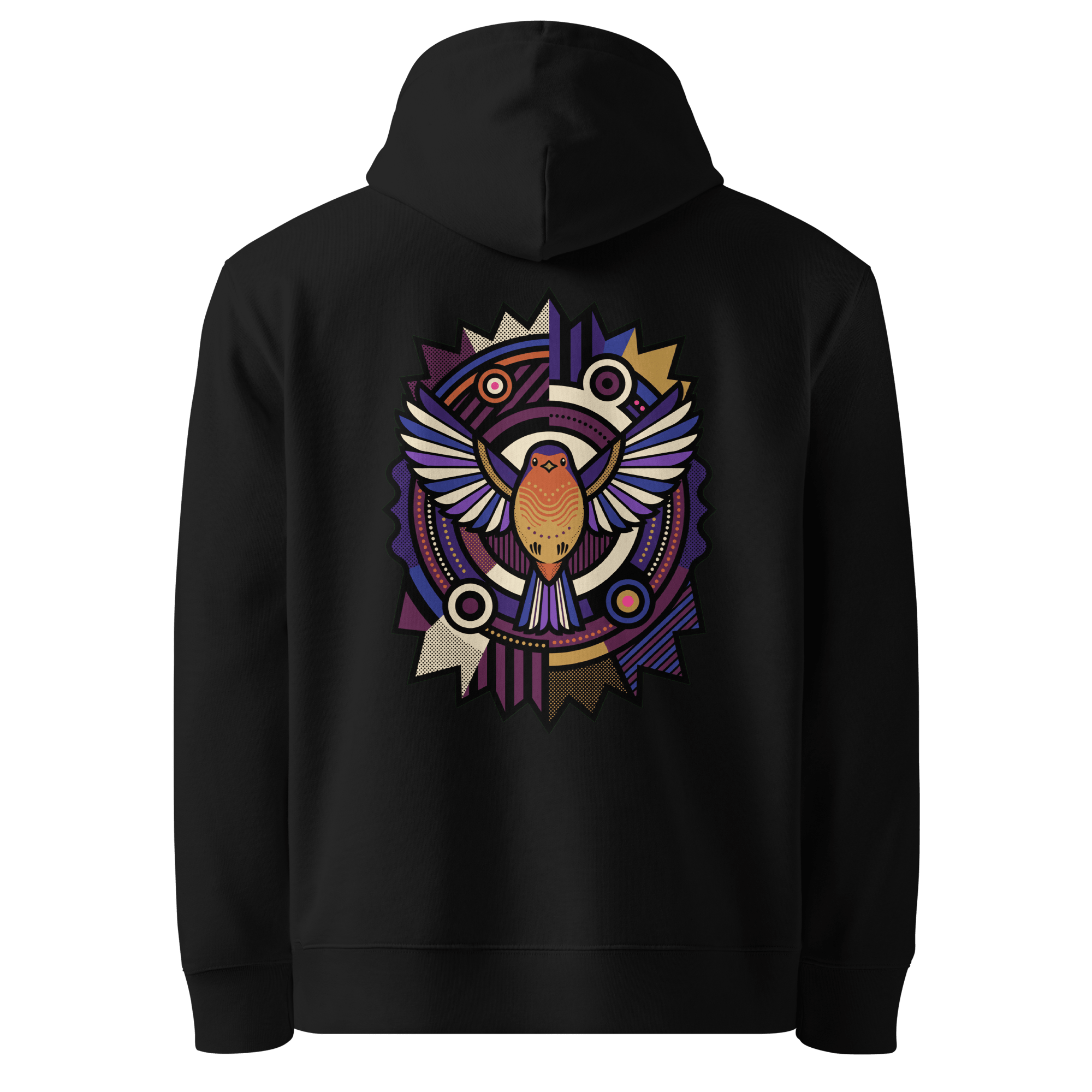 Atomic Deco Hoodie - Abstract Robin