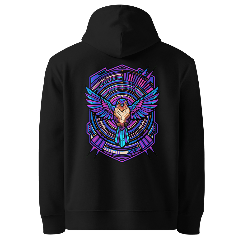 Hypnotic Tunnel Hoodie - Abstract Robin