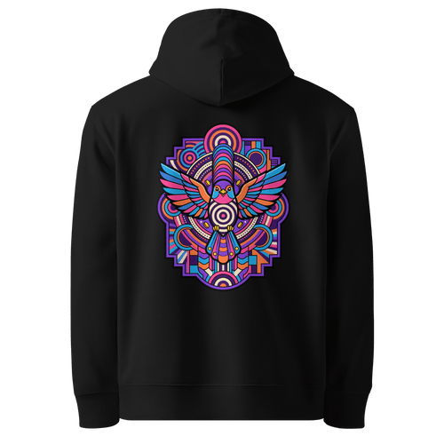 Cobalt Totem Hoodie - Abstract Robin