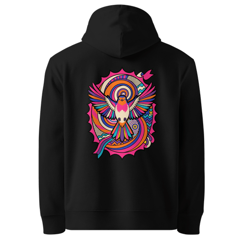 Comet Tail Hoodie - Abstract Robin