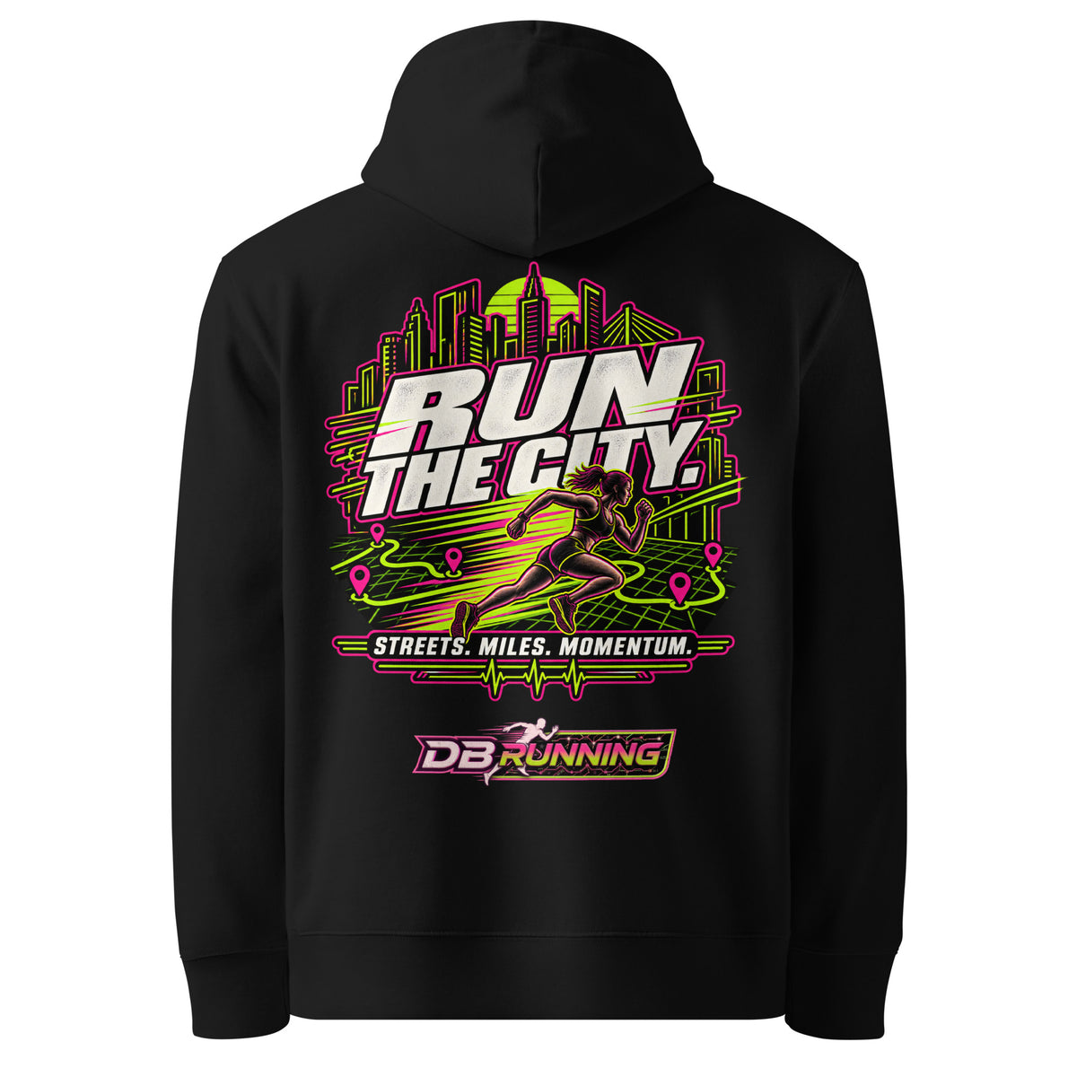 Run the City Female - Hoodie - DB Running