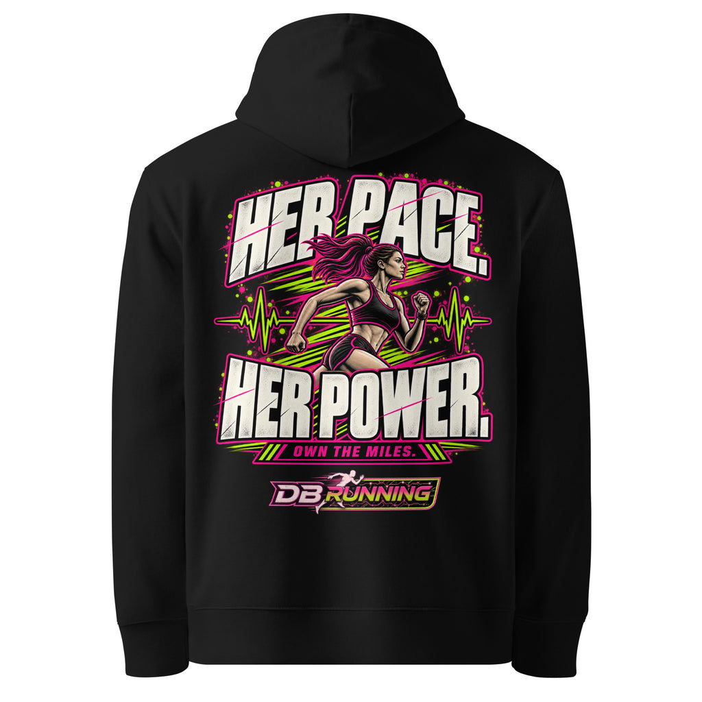Her Pace. Her Power. - Hoodie - DB Running