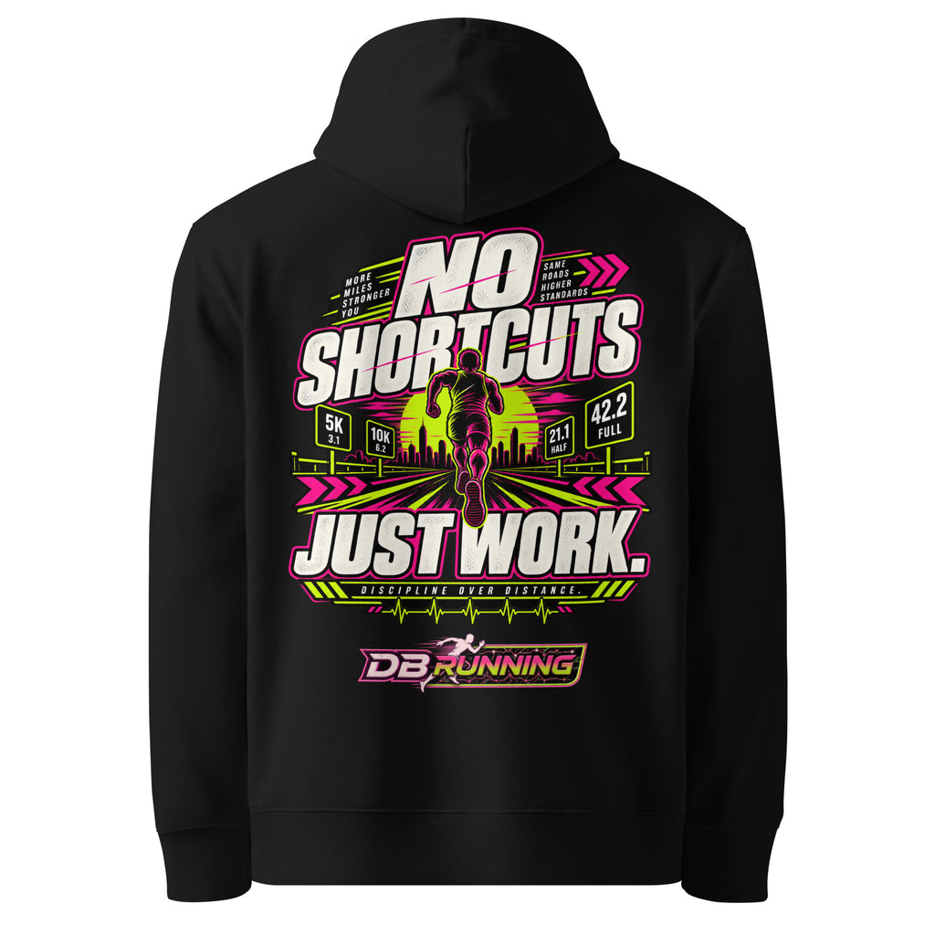 No Shortcuts Male - Hoodie - DB Running