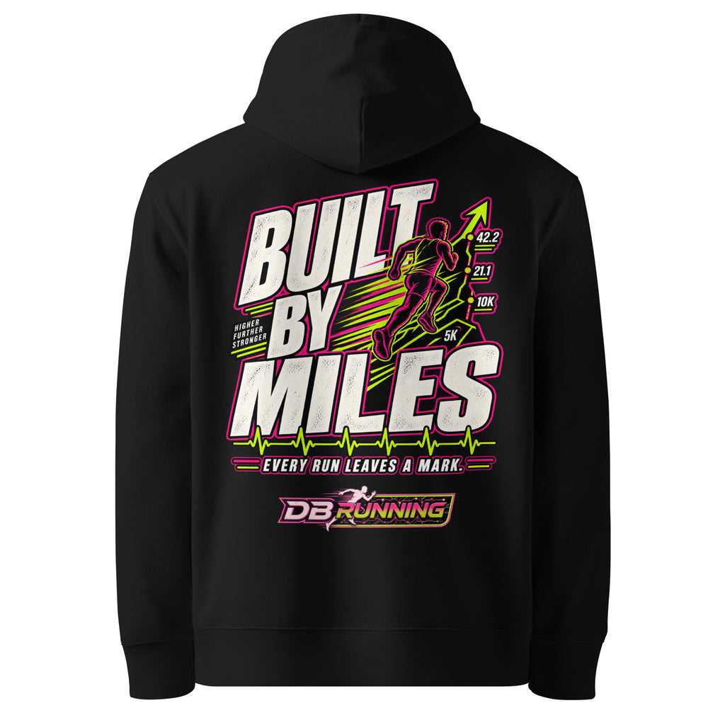 Built by Miles Male - Hoodie - DB Running