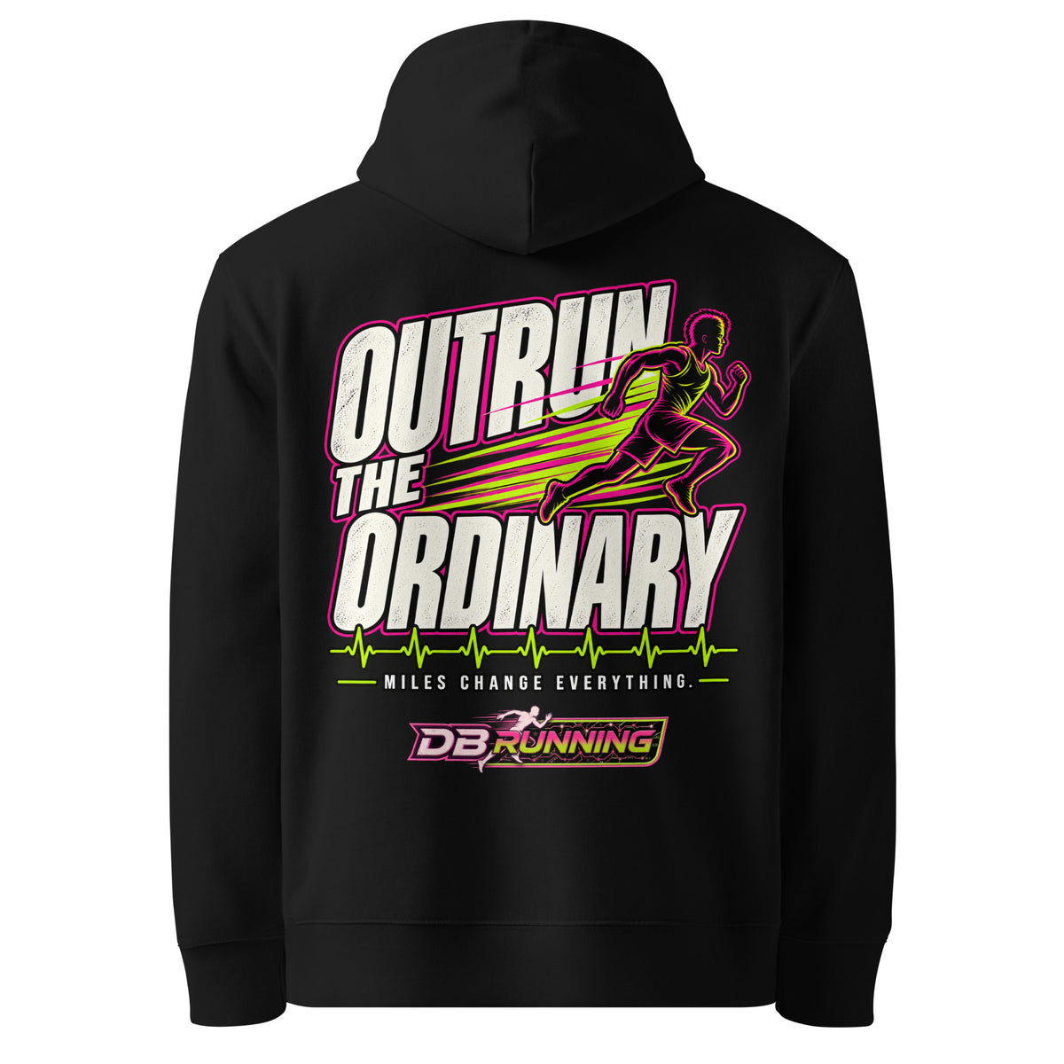 Outrun the Ordinary Male - Hoodie - DB Running