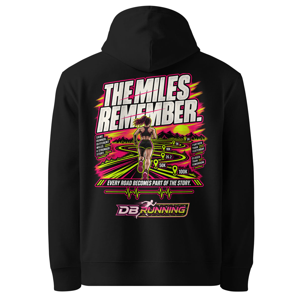 The Miles Remember Female - Hoodie - DB Running