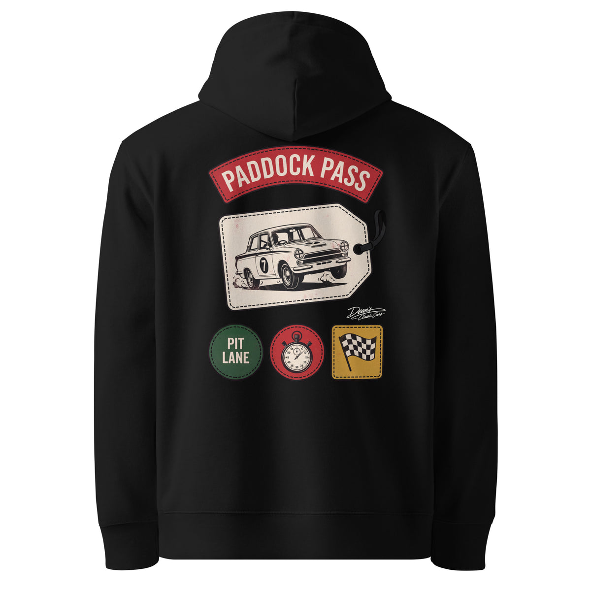 Cortina Paddock Pass Seven Hoodie - Dean's Classic Cars